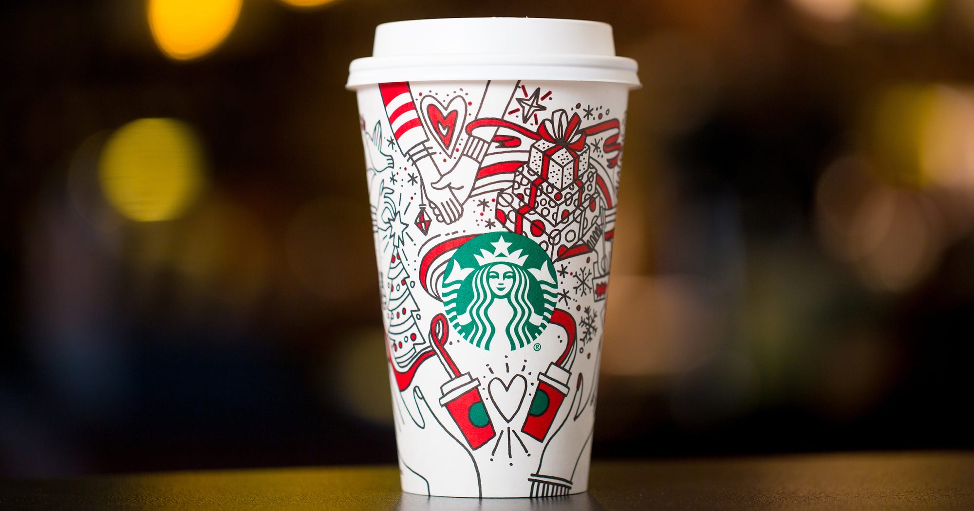 Starbucks New Toffee Almond Milk Hot Cocoa Holiday 2017