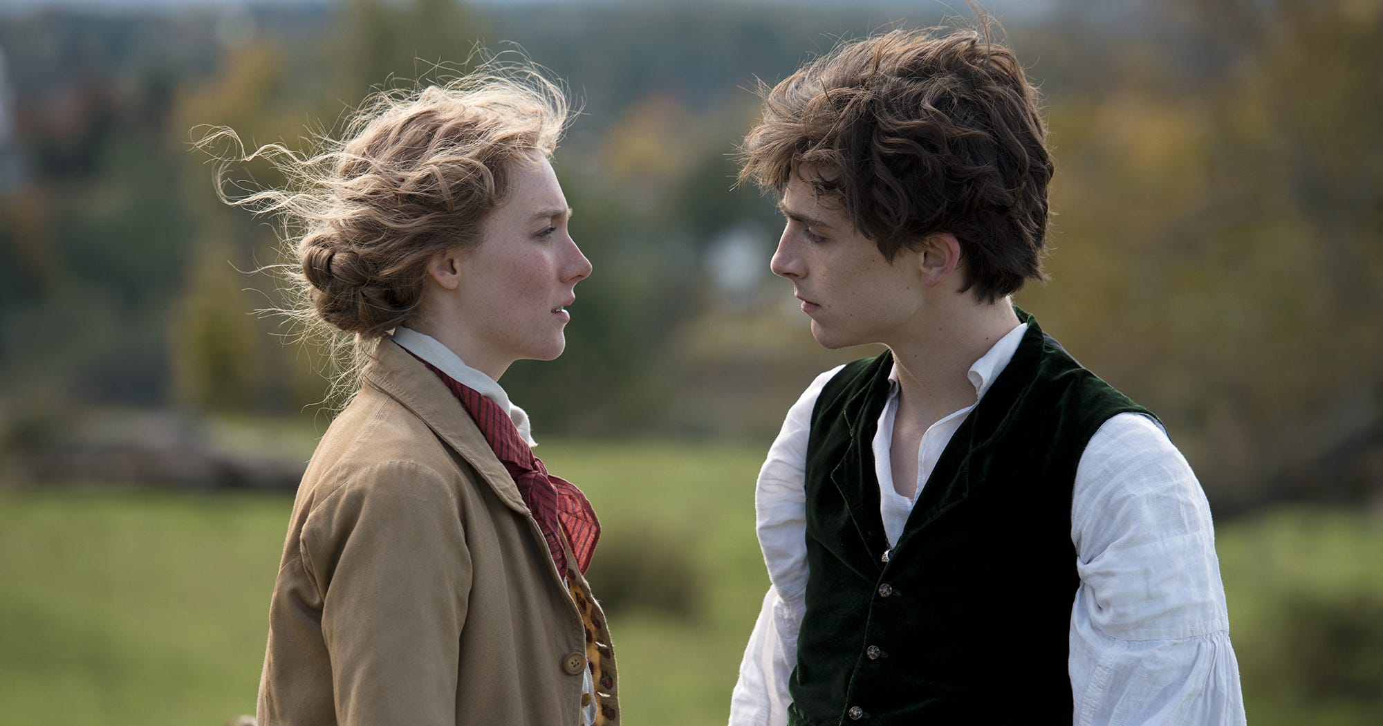 Timothee Chalamet Saoirse Ronan Little Women Chemistry