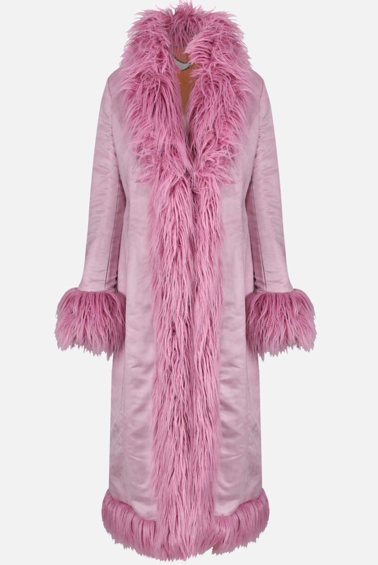 La Llama + Pink Faux Suede x Lily