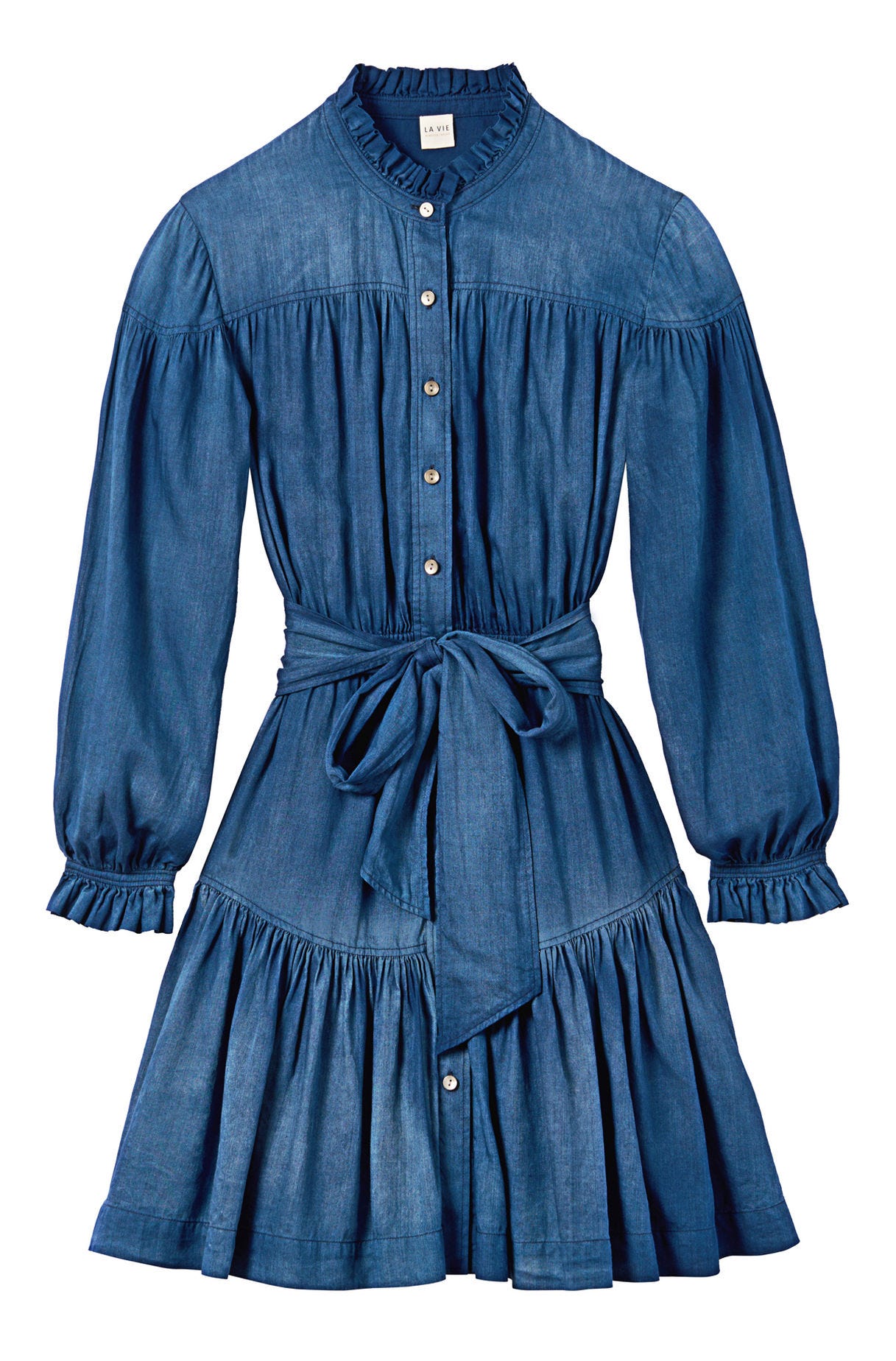 La Vie Rebecca Taylor + Tissue Denim Dress