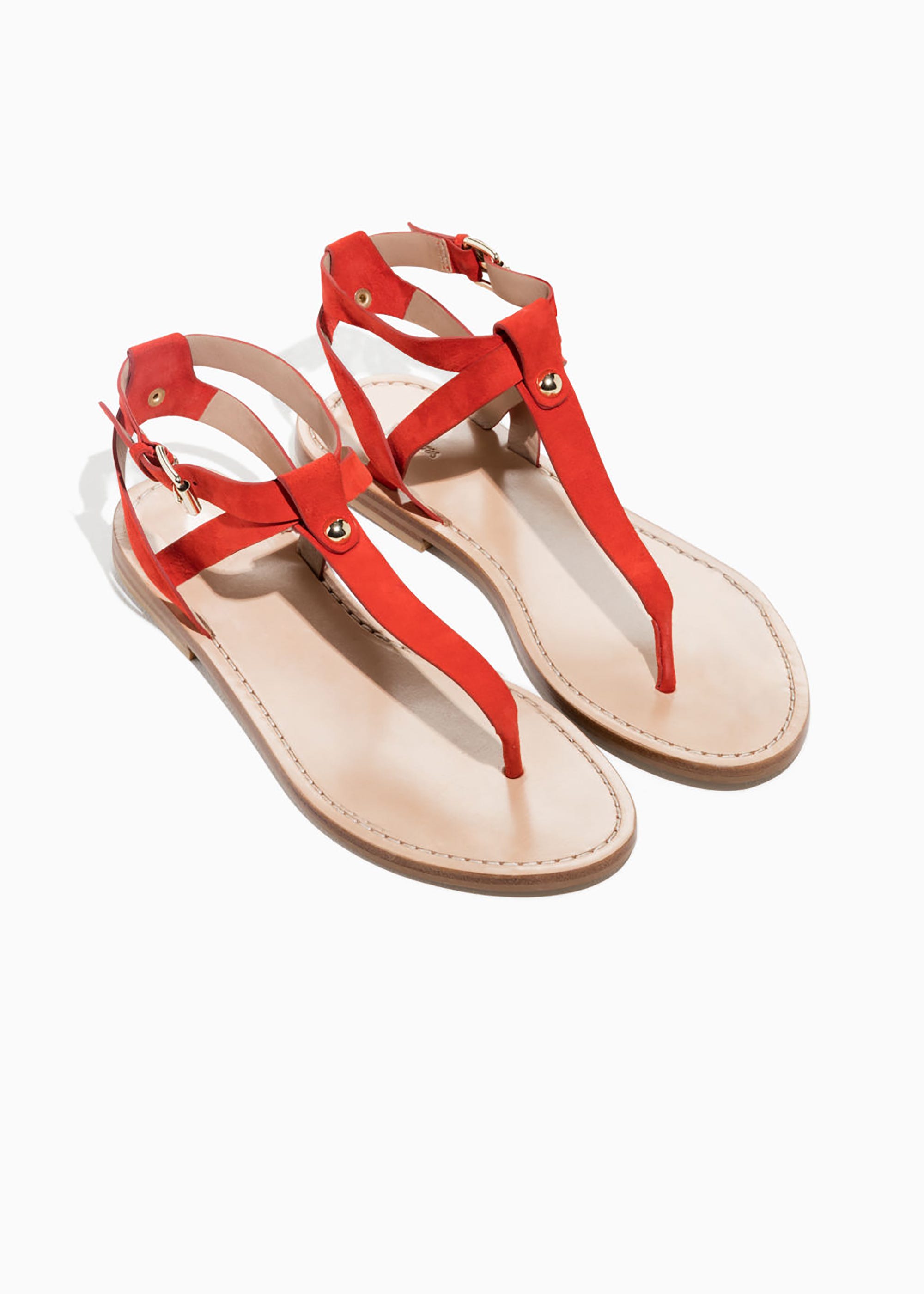 & Other Stories + Suede Toe Post Sandals