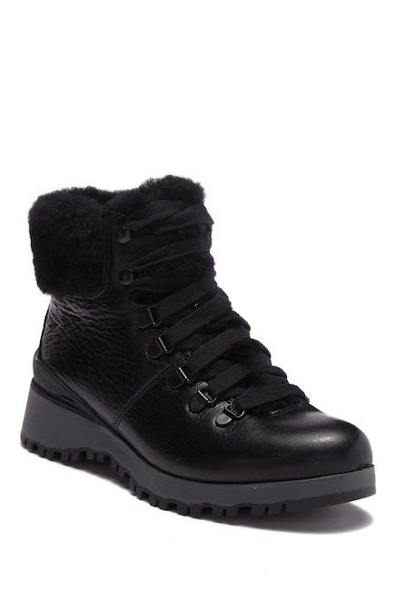 diara genuine shearling bootie