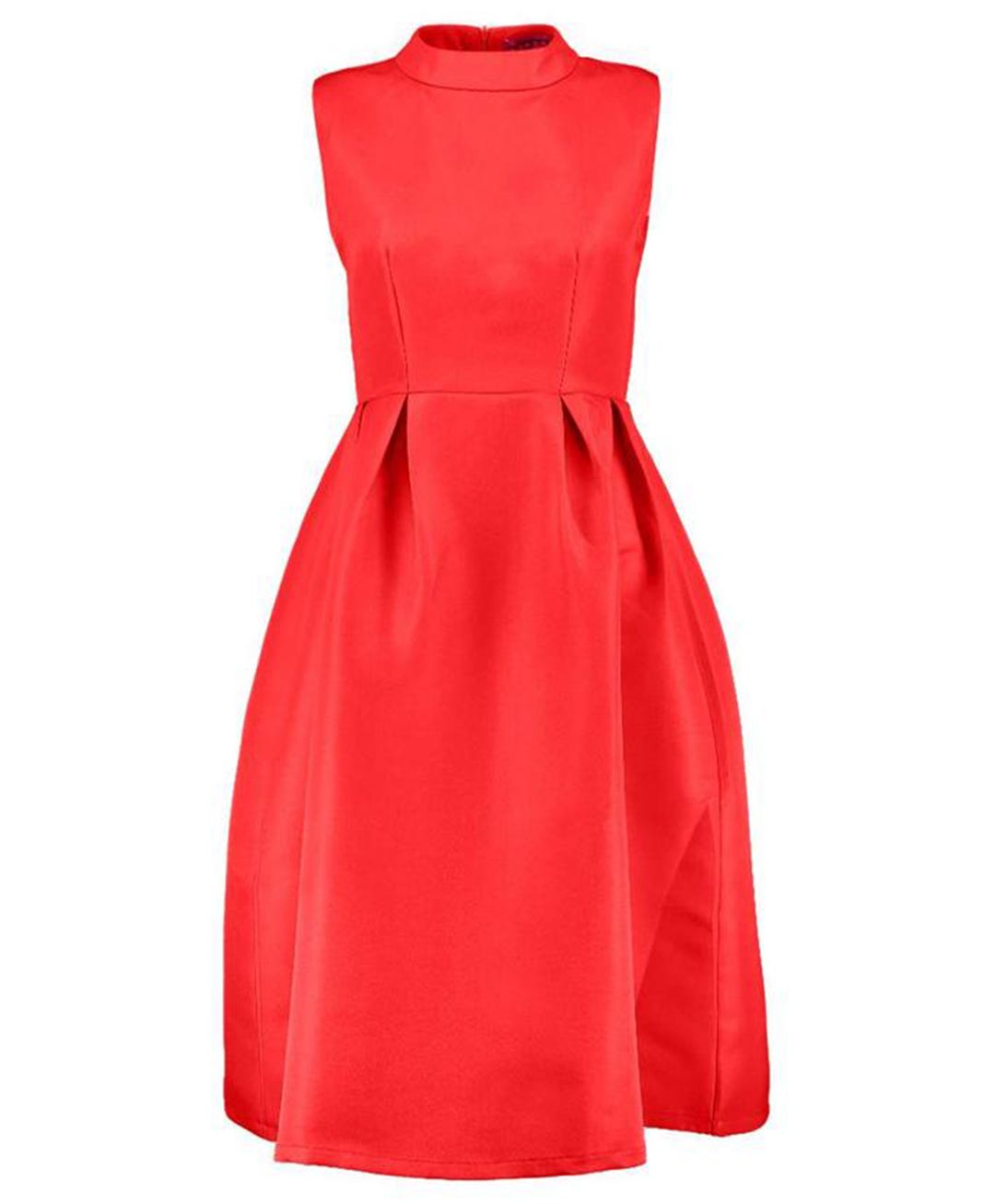Boohoo + Sana Boutique High Neck Prom Dress