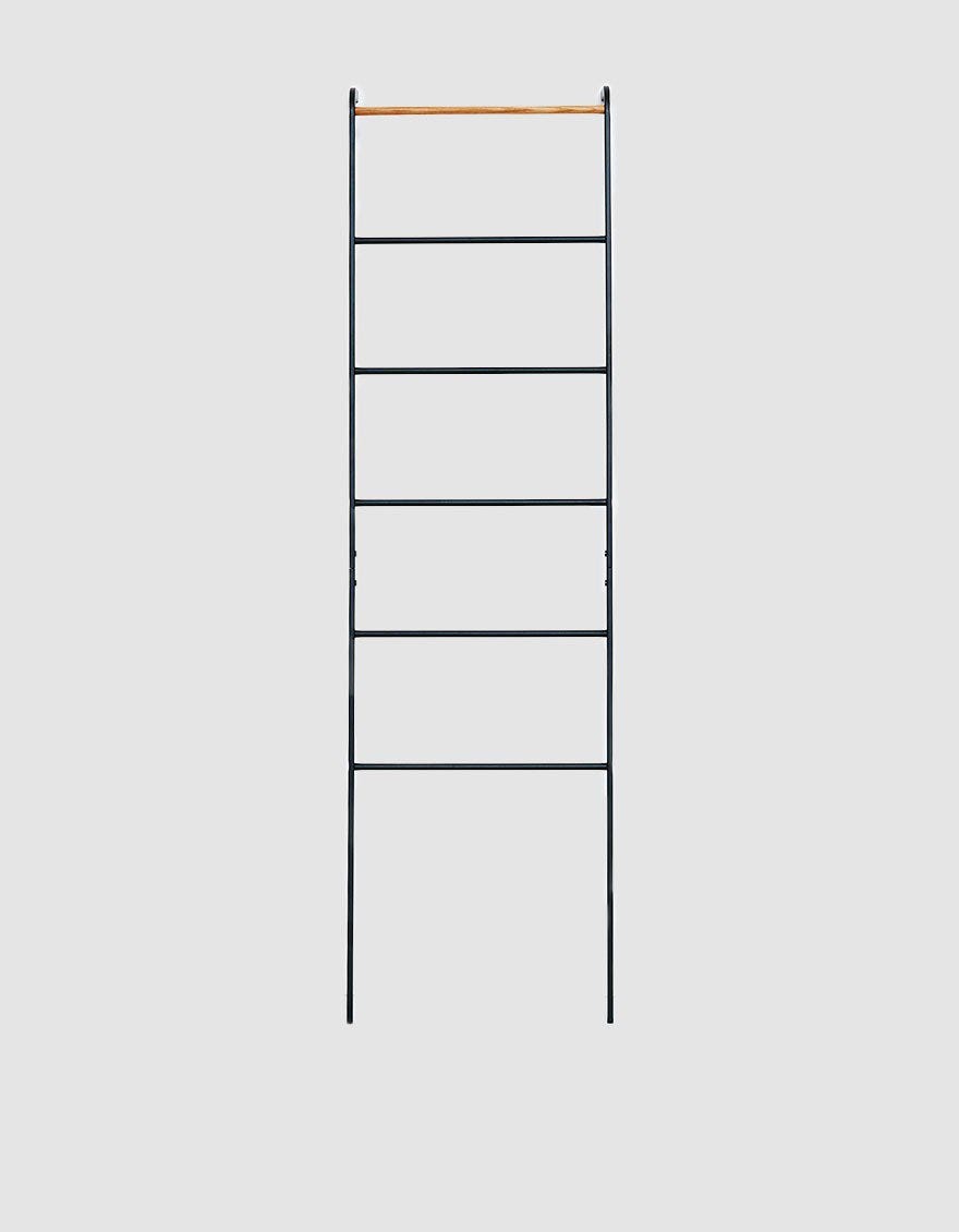 Yamazaki + Tower Leaning Ladder Rack in Black