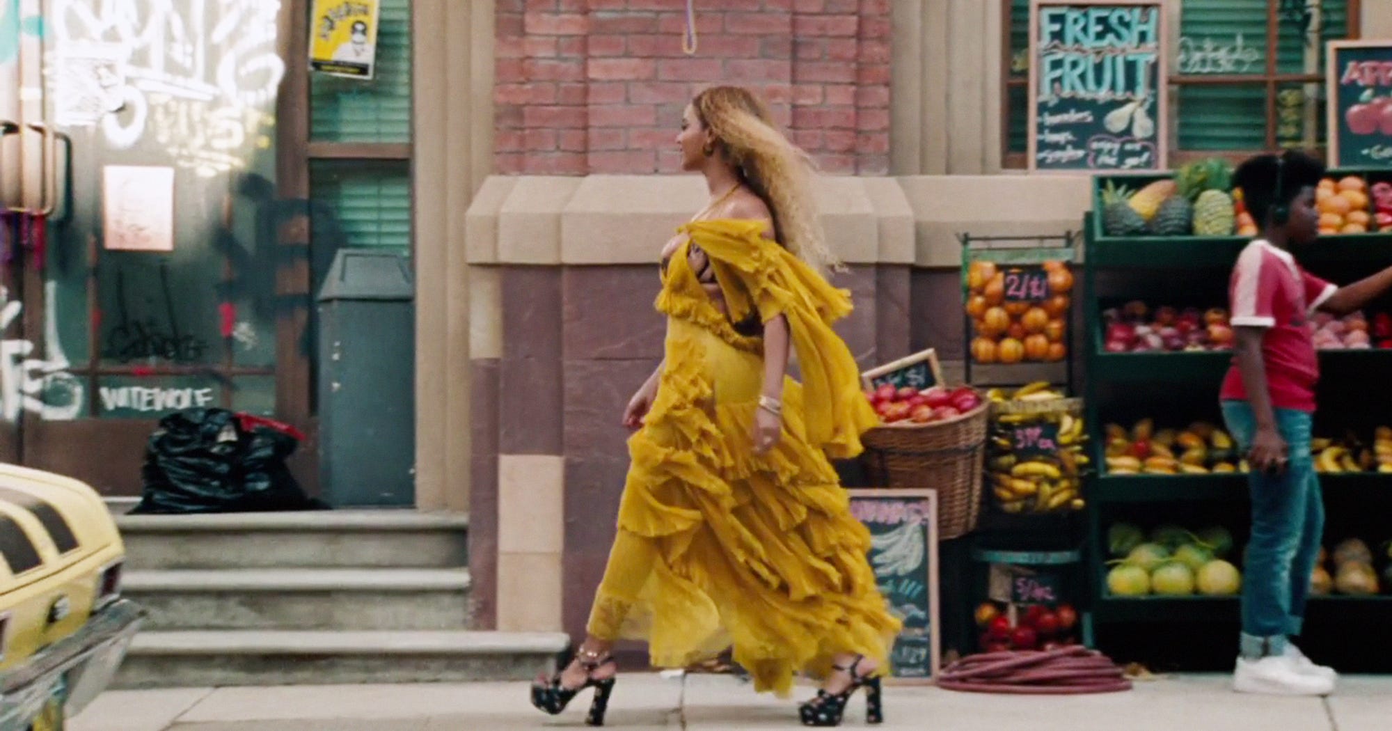 Beyonce Lemonade Yellow Dress Oshun Roberto Cavalli
