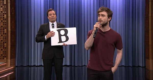 Daniel Radcliffe Rapping Blackalicious - Jimmy Fallon
