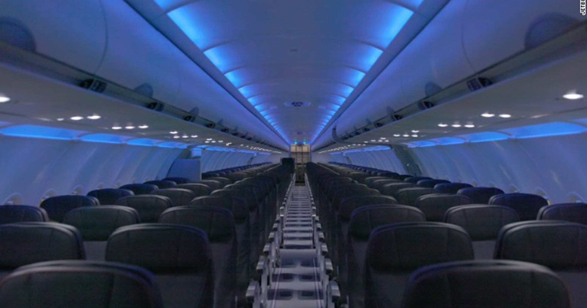 JetBlue Flight Improvements Plane Redesign, WiFi