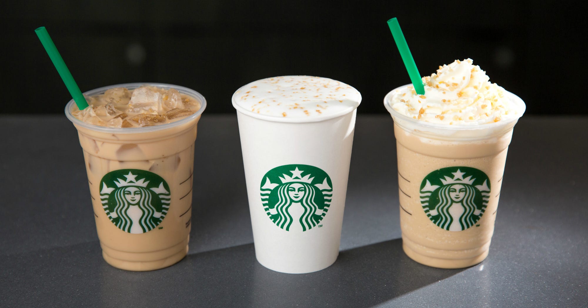 Starbucks New Frappuccino Caramelized Honey Latte