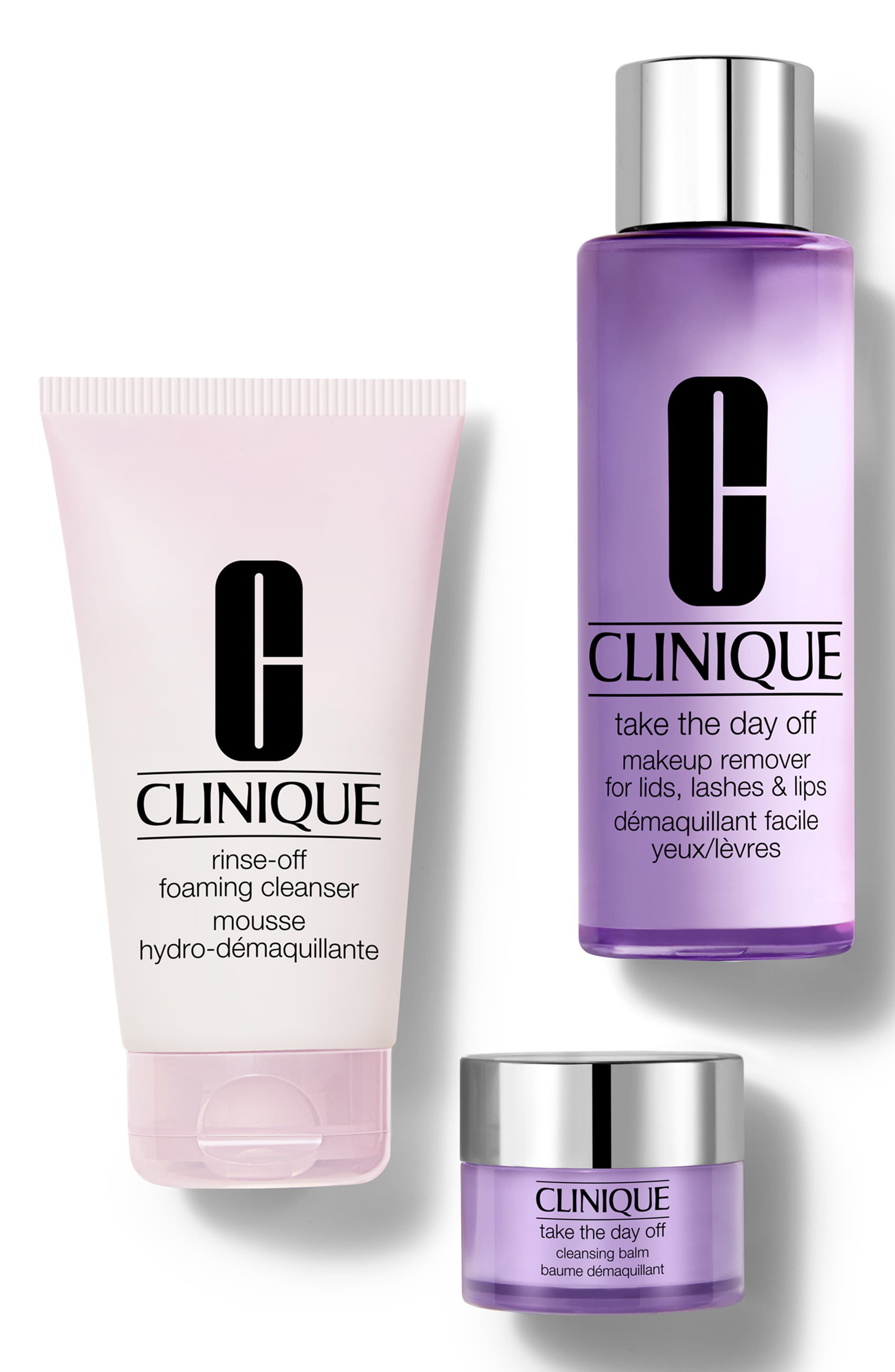 Clinique + Take All Off: Makeup Remover Set ($61.50 value)