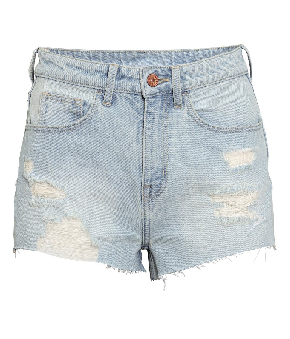 H&M + Denim shorts high waist