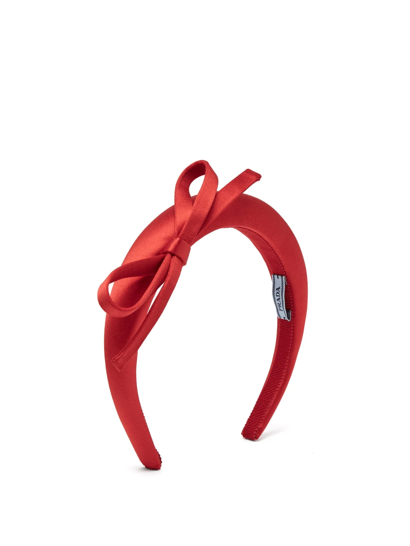 Prada Satin Headband - $450 OBO Black Satin Hairband With Crystals | PRADA main image 4