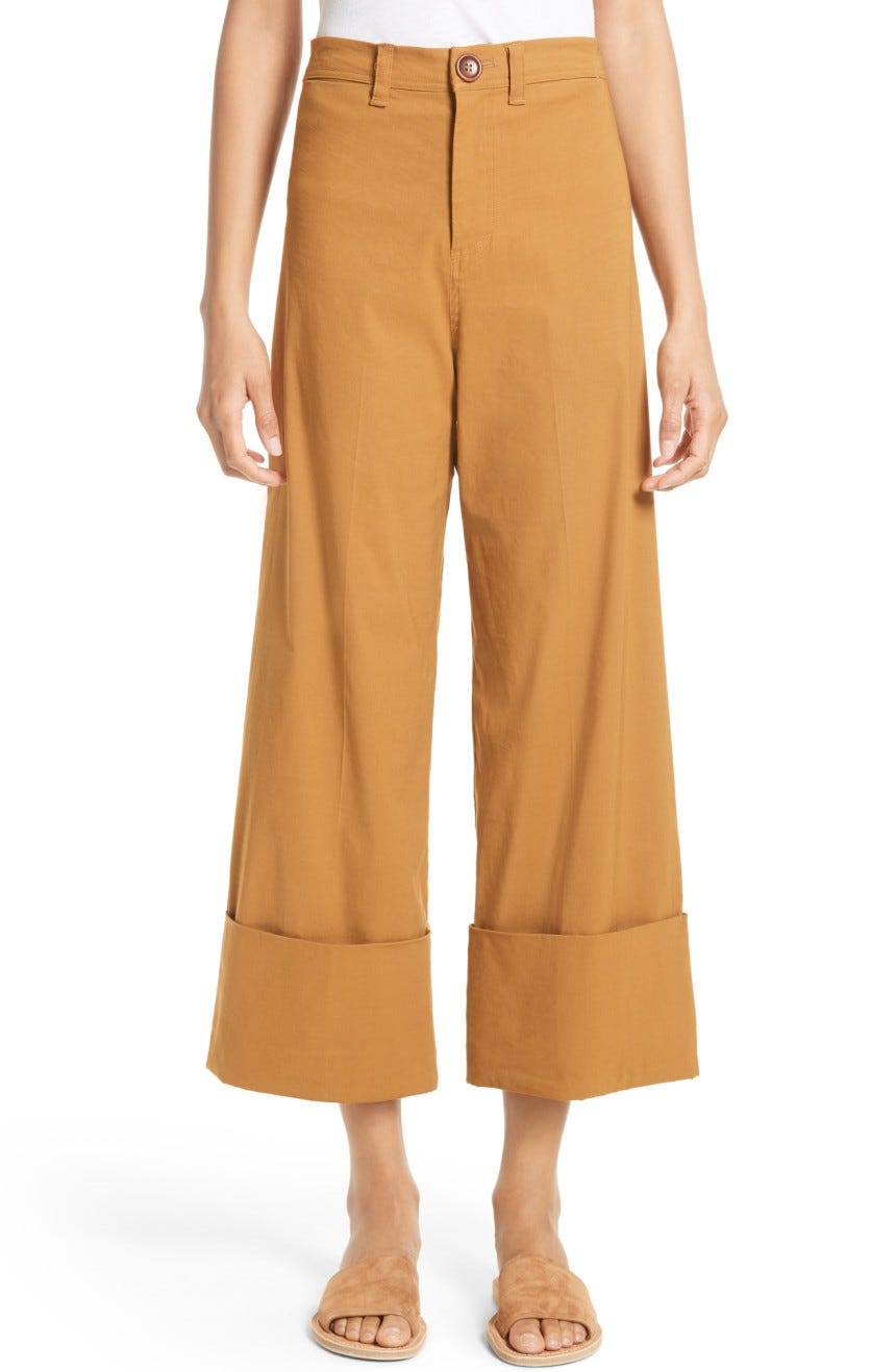 Sea + Cuffed Crop Pants