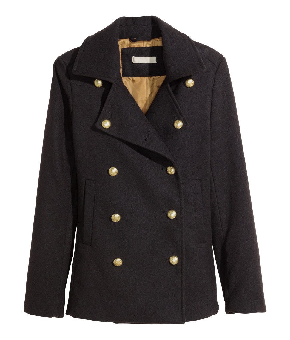 H&M + Pea Coat