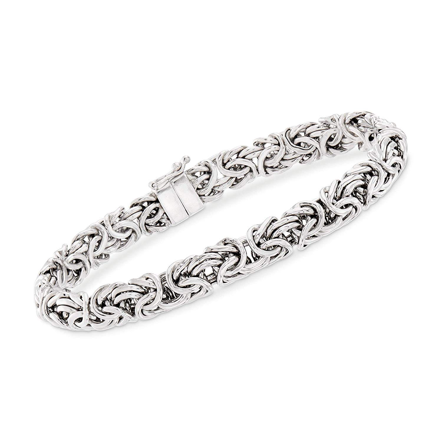 Ross Simons + RossSimons Sterling Silver Byzantine Bracelet with