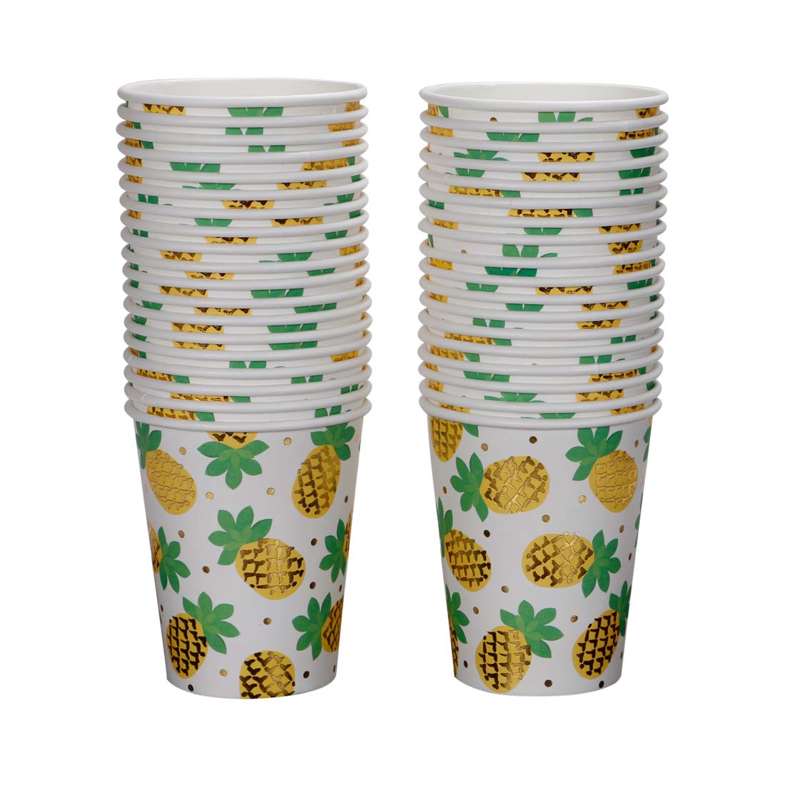 Geeklife + Geeklife Gold Pineapple Paper Cups, 9oz Fruit Cups, Noble