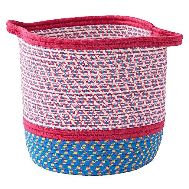 Land of Nod + Pink Rope Storage Basket