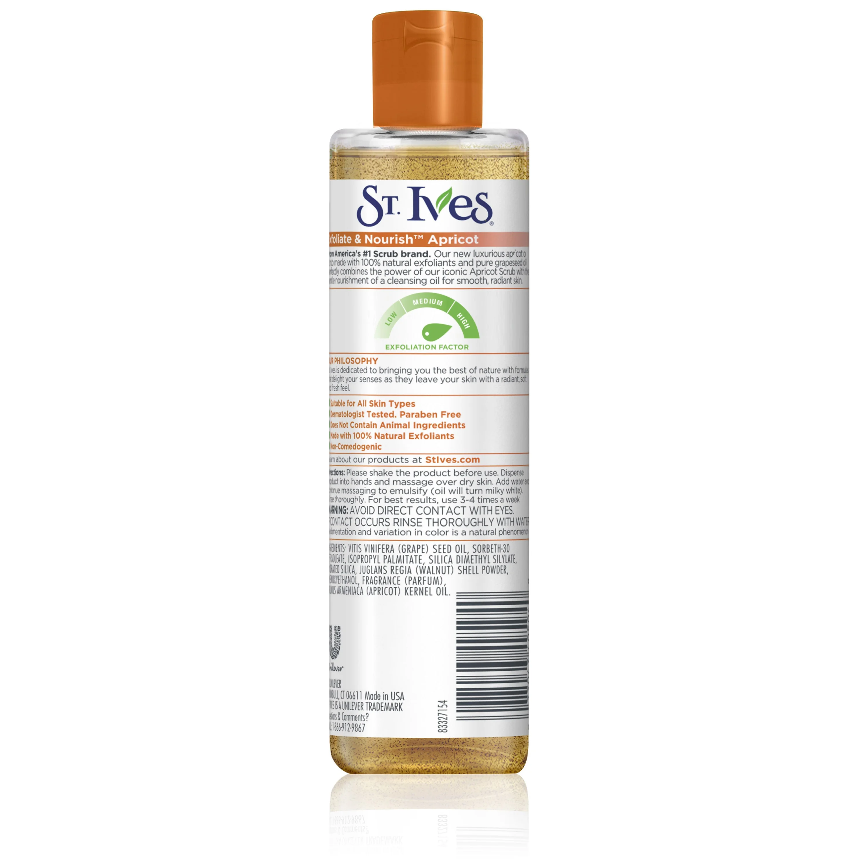 Exfoliate & Nourish Facial Oil Scrub Apricot by st ives #6