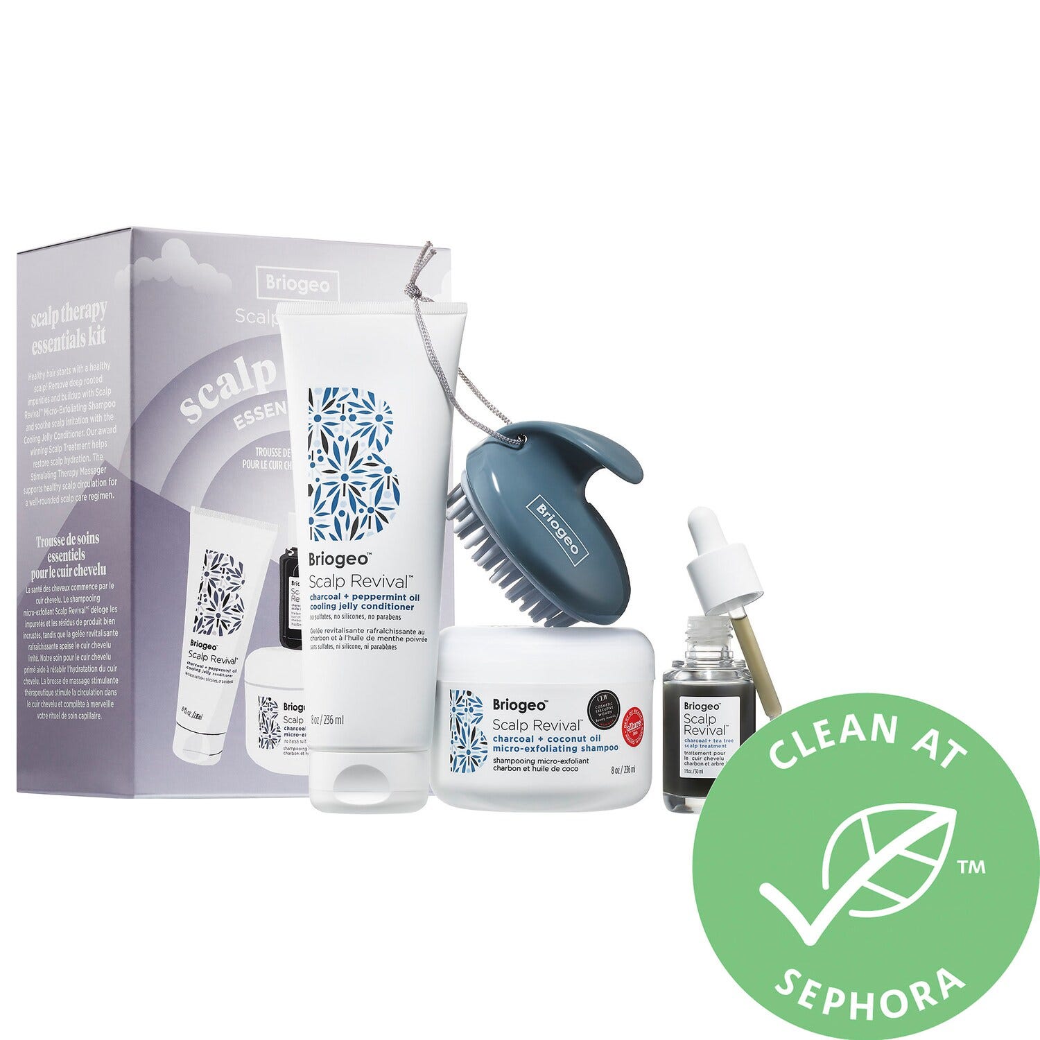 Briogeo + Scalp Revival Scalp Therapy Essentials Kit