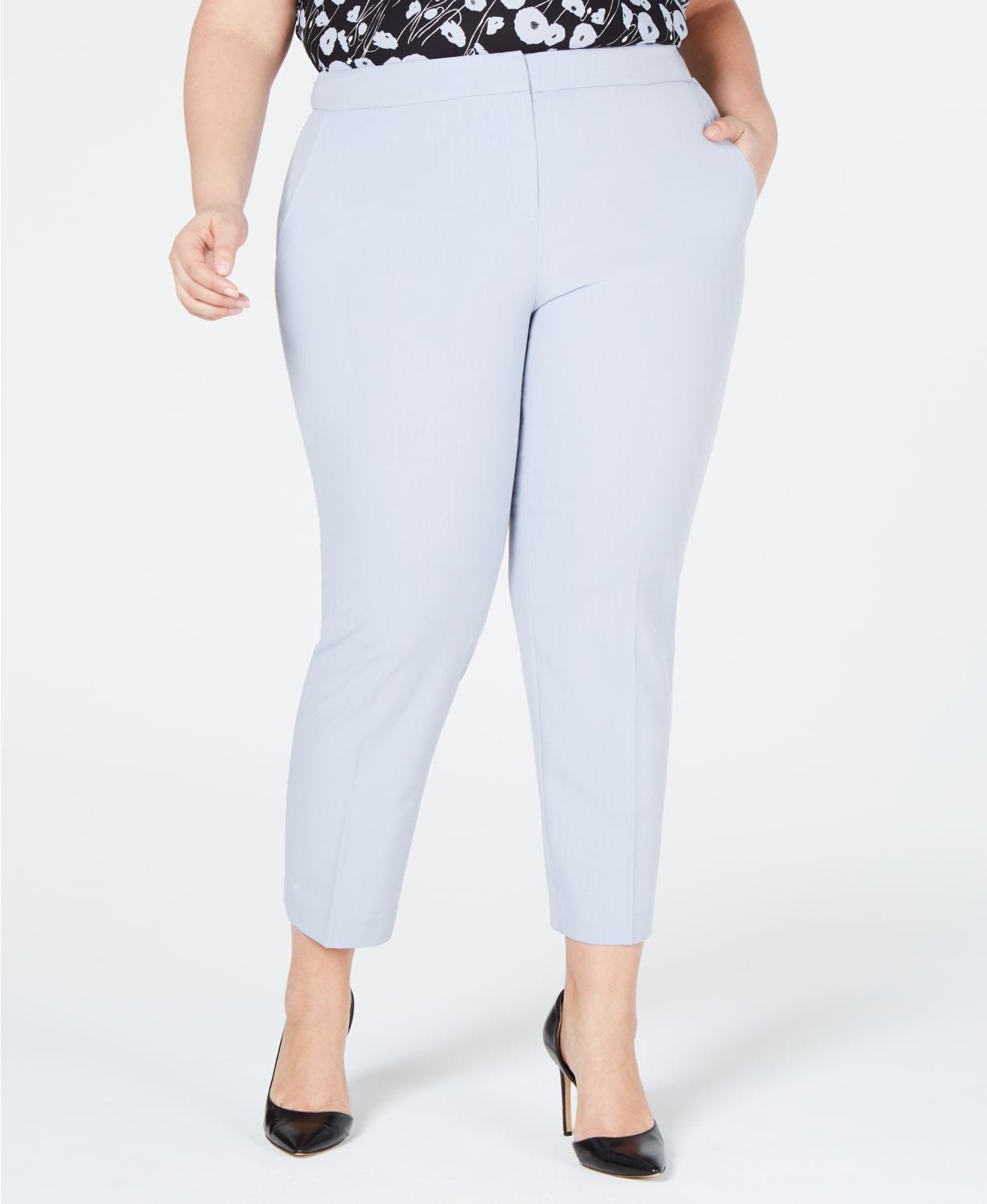 Bar III + Plus Size Ankle Pants
