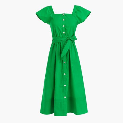 j crew green and white dress J. Crew | Dresses | J Crew Lurex Chiffon Midi Dress