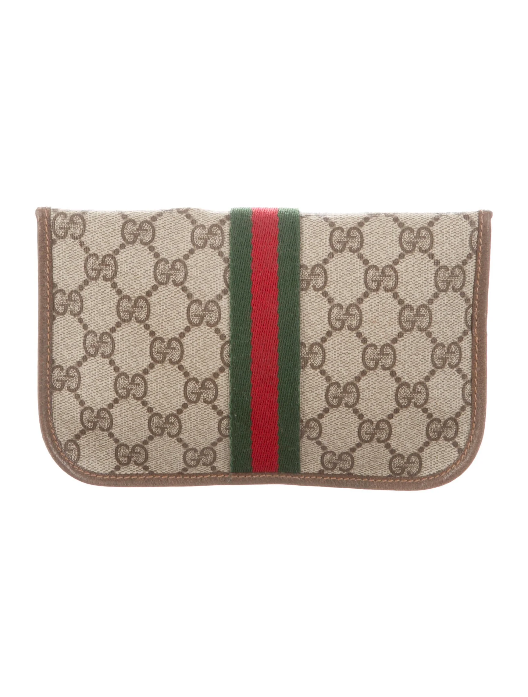 Gucci + Vintage GG Plus Web Pouch