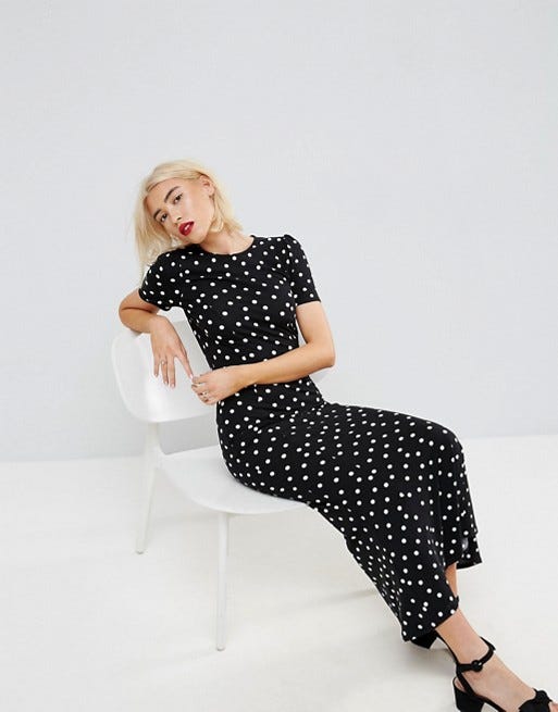 City Dot T-Shirt-Dress