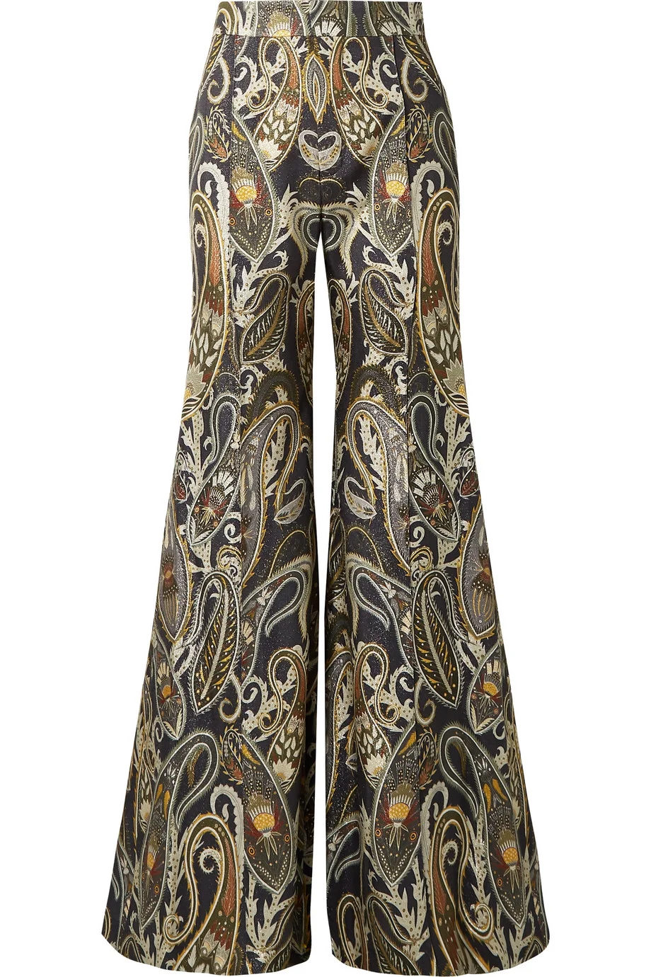 Chloé + Metallic Flared Pants