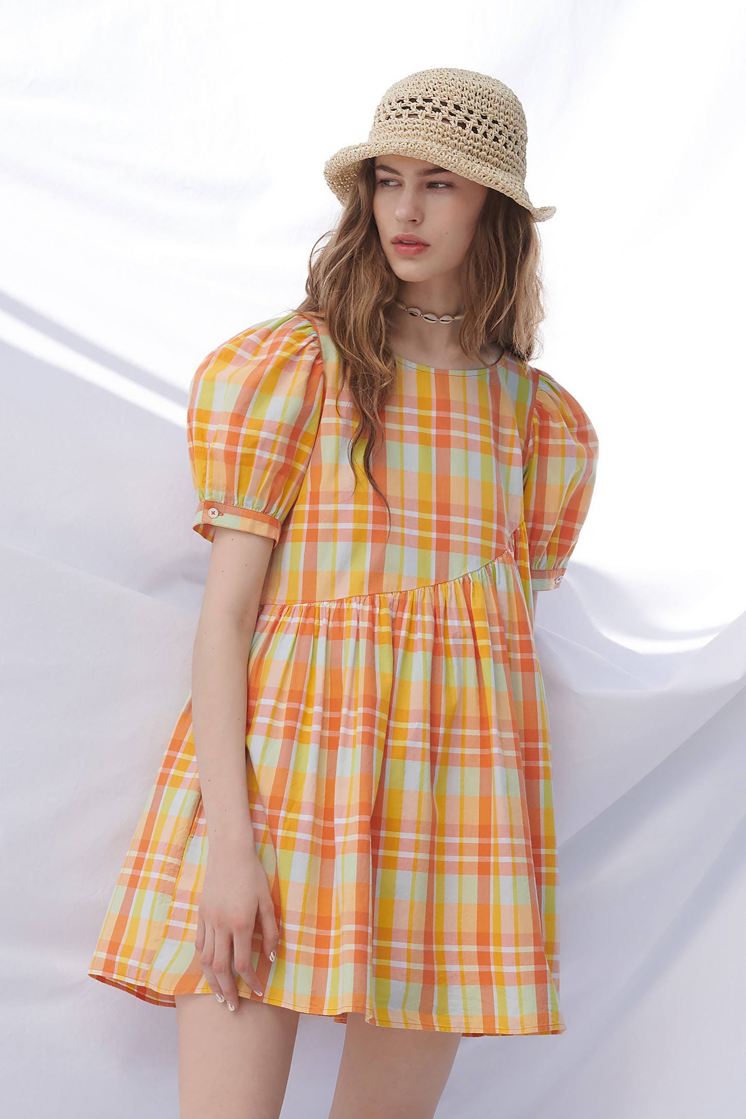 Urban Outfitters + Carousel Asymmetrical Babydoll Dress