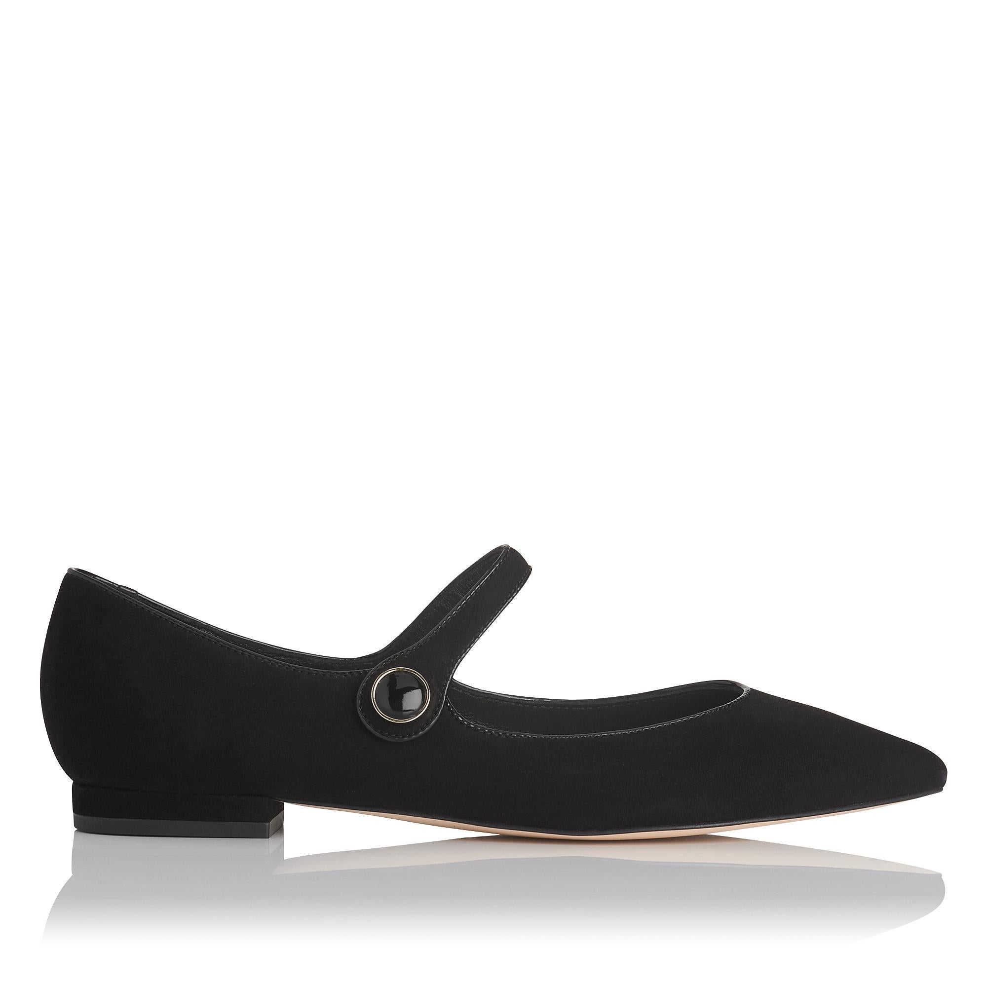 CC MARY JANE FLAT 25S IN BEIGE LAMBSKIN EMBOSSED LOGO