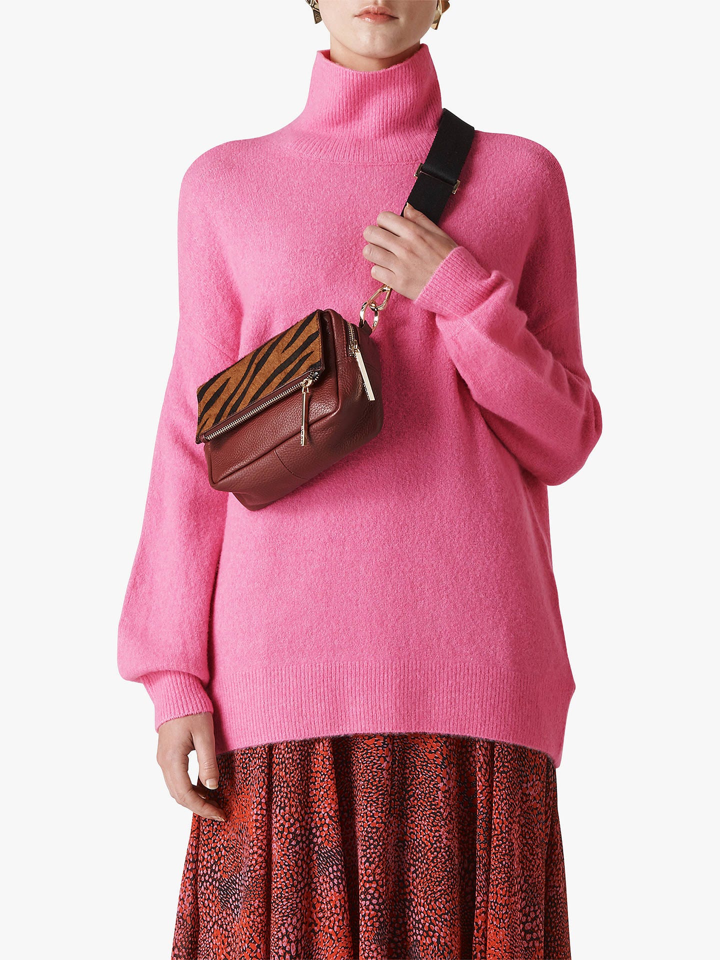 Whistles + Funnel Neck Oversized Jumper