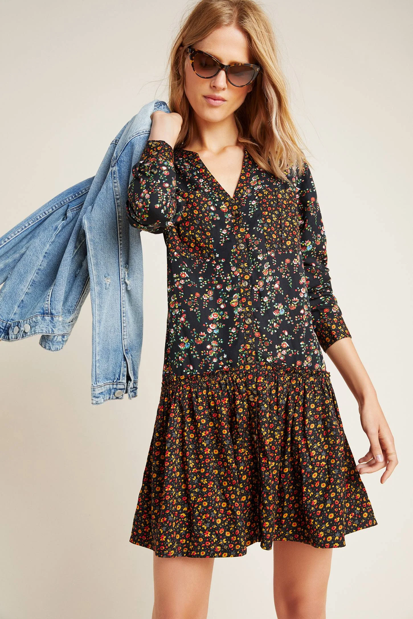 sachin and babi light blue dress Tanisha Embroidered Floral Strapless Maxi Dress