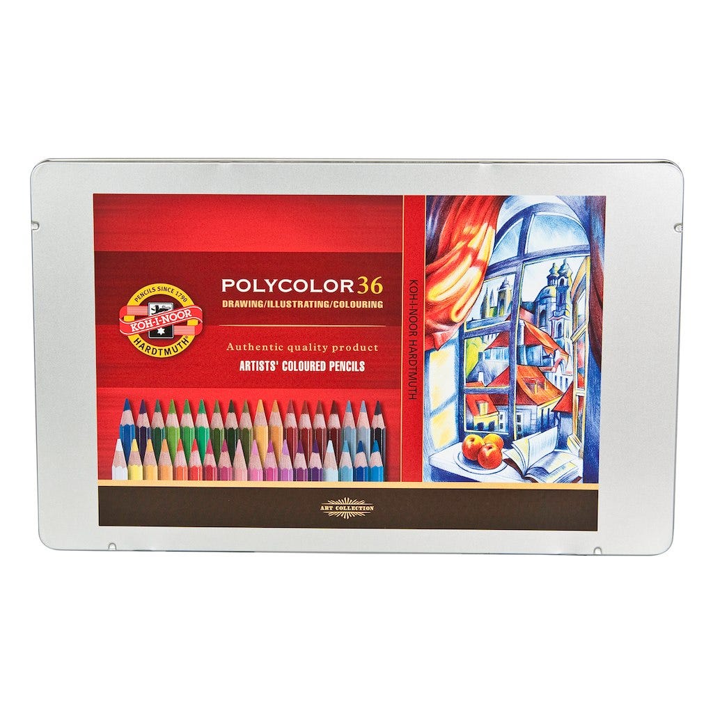 Koh-I-Noor Polycolor Künstler-Farbstift-Set | Künstlerbedarf von - Professionelle Künstlermaterialien