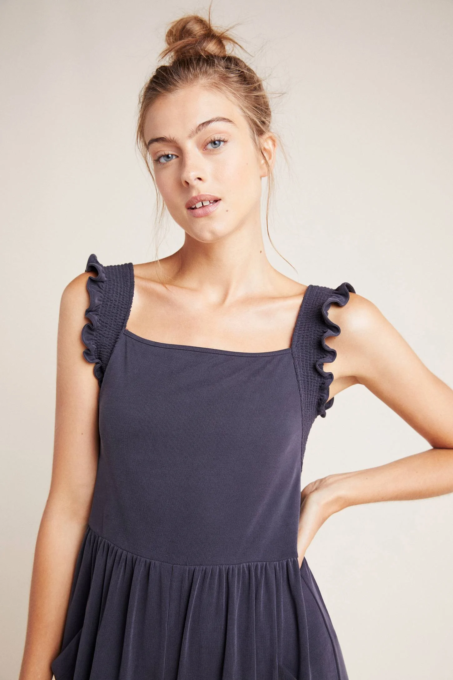 Billie ribbed cupro jumpsuit Clearance