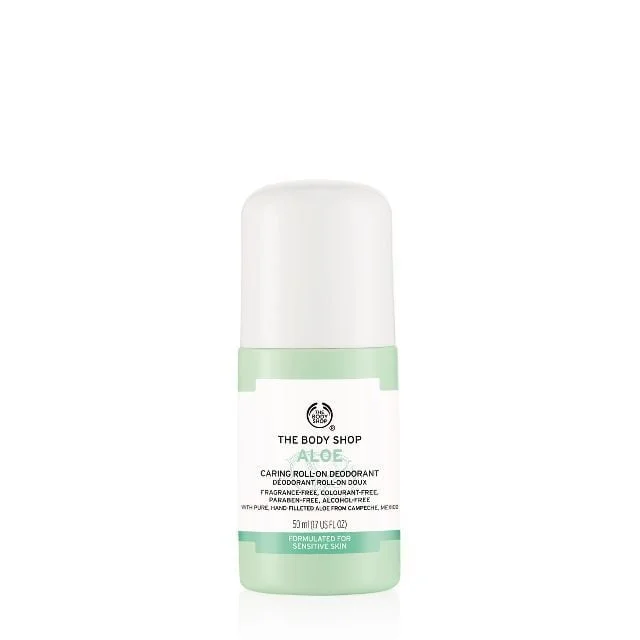 The Body Shop + Aloe Caring Roll-On Deodorant