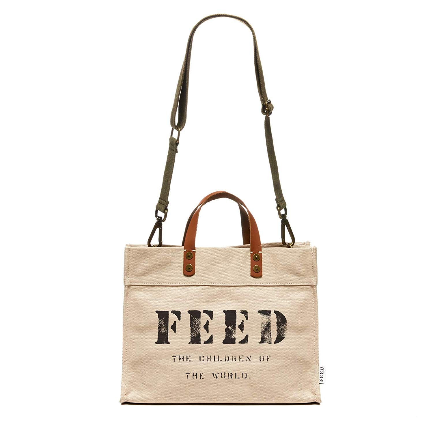 FEED + Logo Field Messenger Bag
