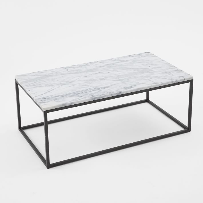 West Elm Box Frame Coffee Table Marble Box Frame Coffee Table Marble