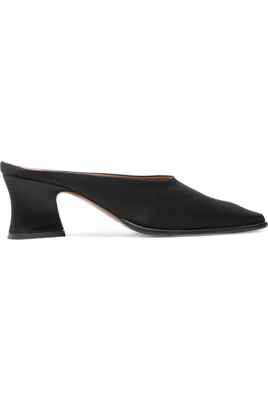 By Far + Kim Silk-Satin Mules
