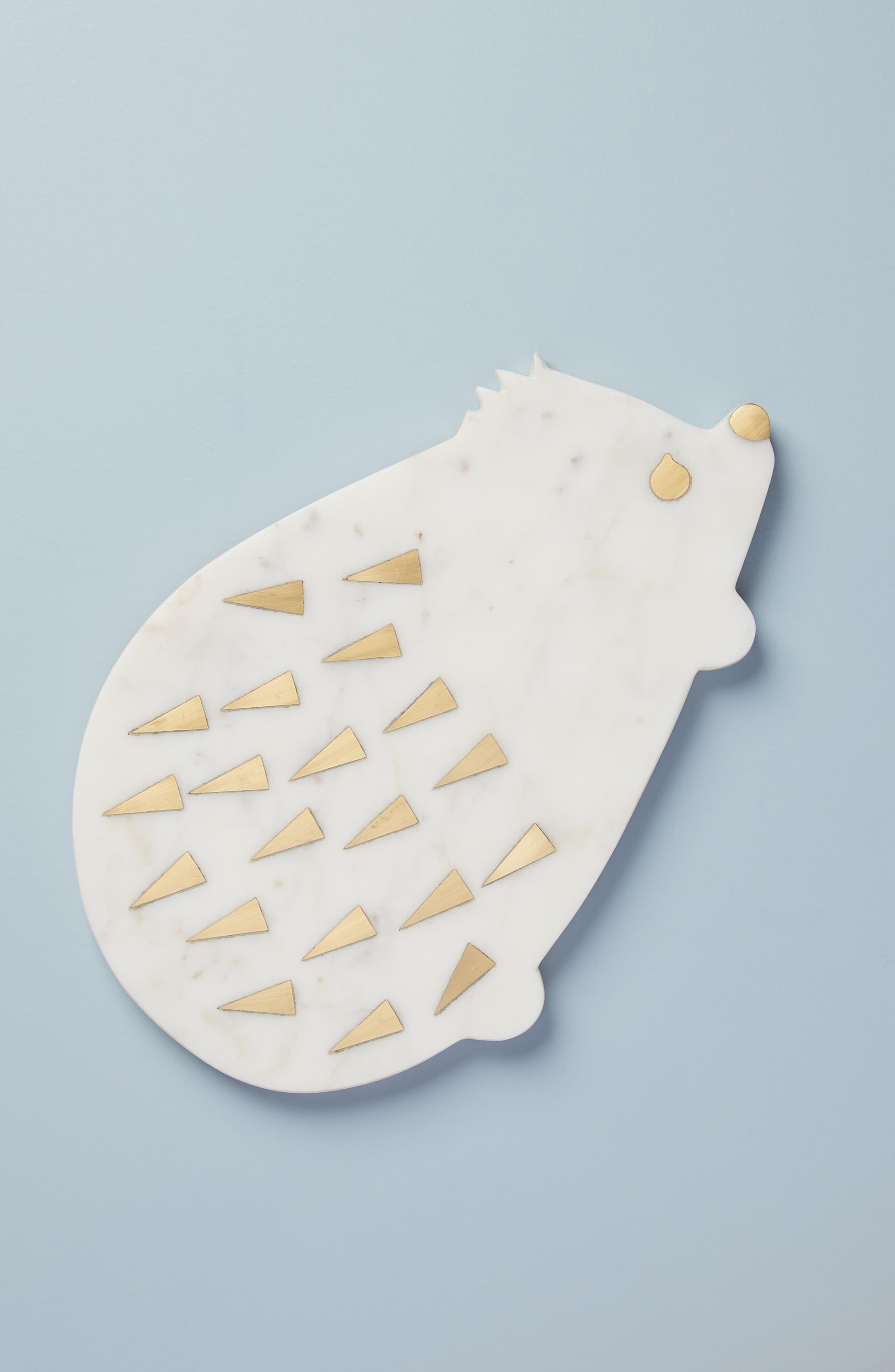Anthropologie + Hedgehog Marble & Brass Cheese Board