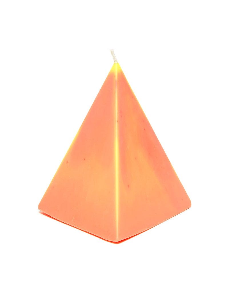 Wasted Effort + large pyramid treasure candle sunset