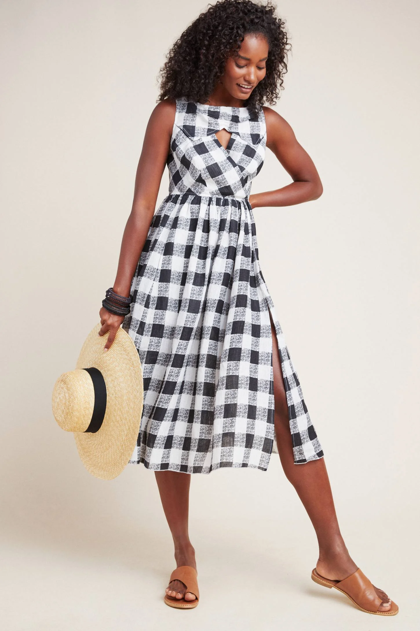 Hope For Flowers by Tracy Reese + Florence Gingham Midi Dress