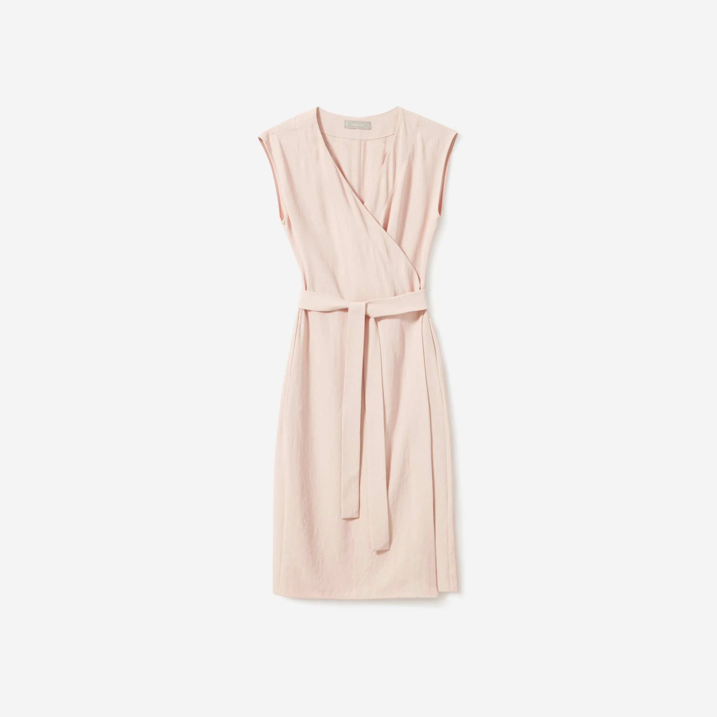 the japanese goweave short sleeve wrap dress What Everlane's New Wrap Dress Looks Like on 6 Women