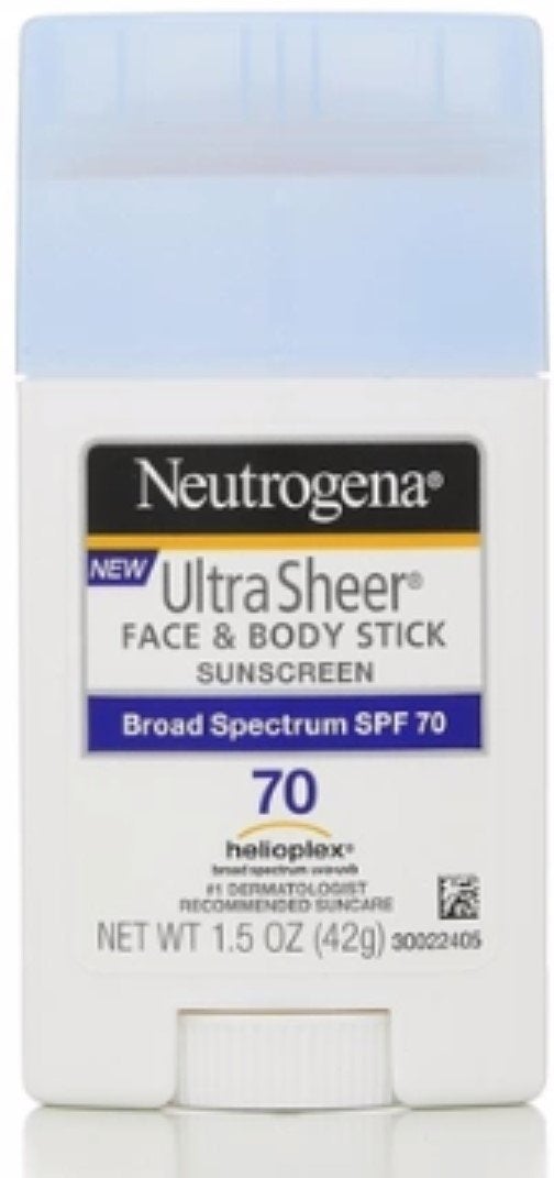ultra sheer face and body stick