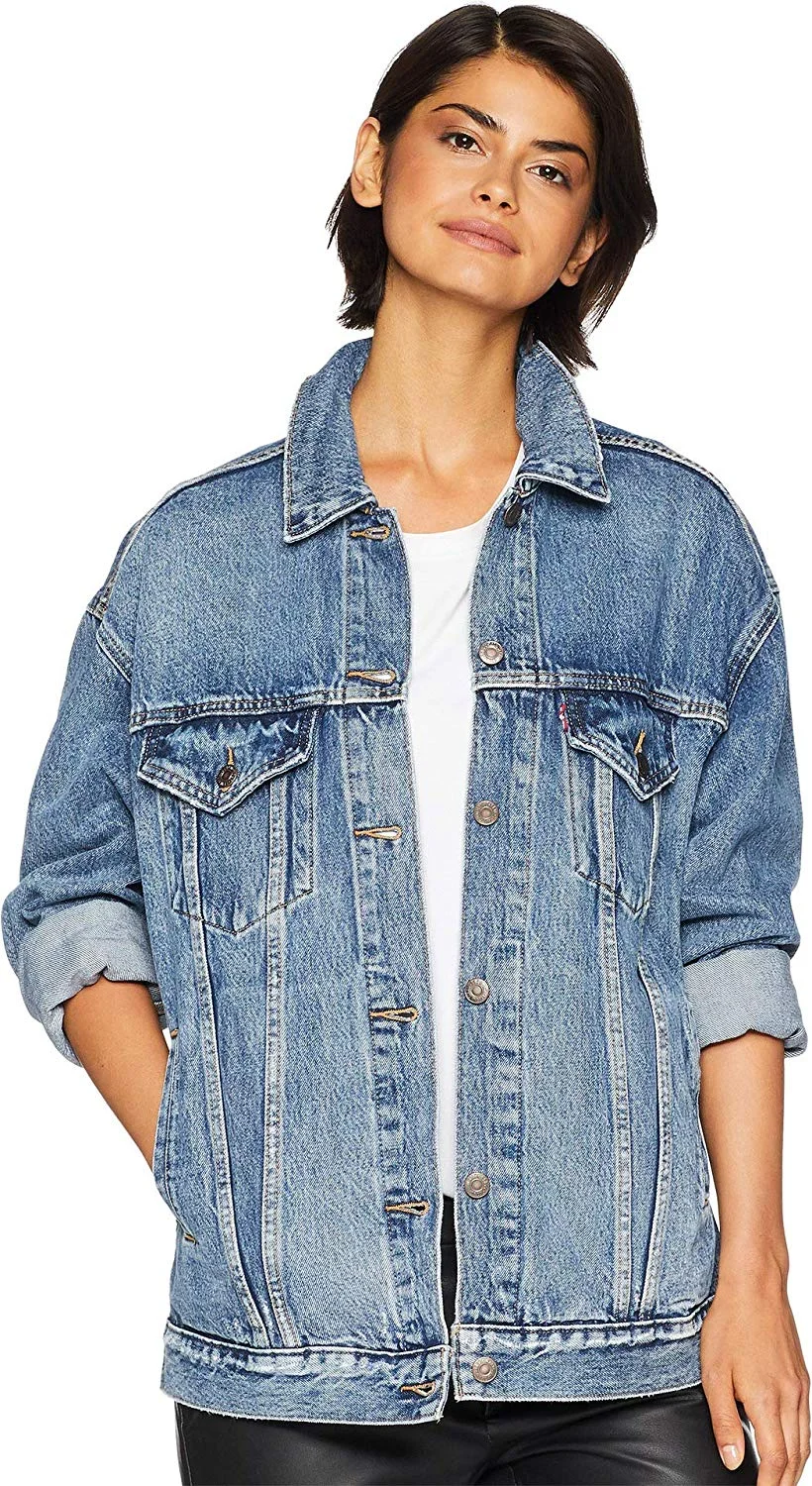 oversized trucker jacket womens