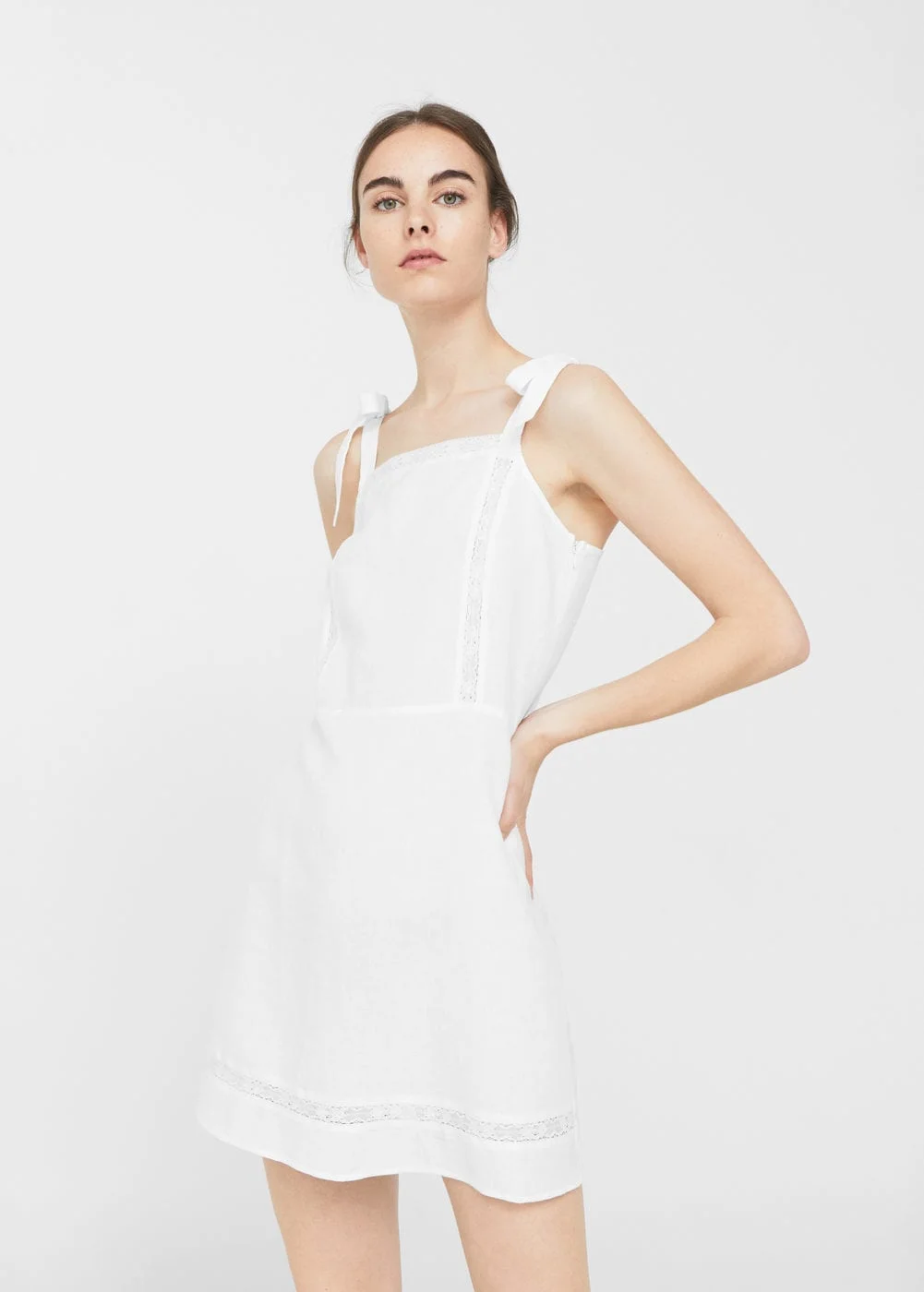 Mango + Bow Linen Dress Mango + Bow Linen Dress