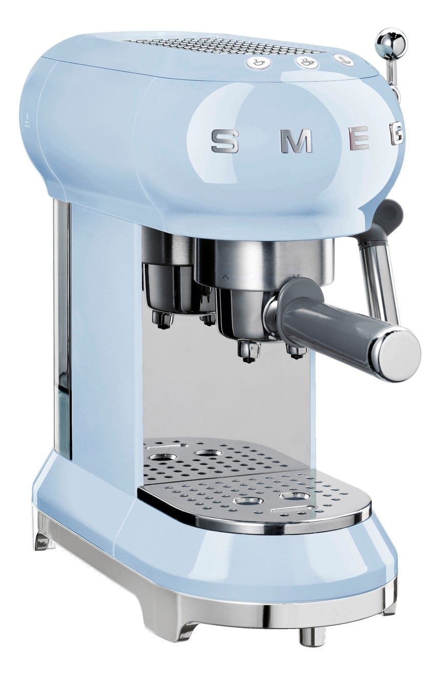 SMEG + 50s Retro Style Espresso Coffee Machine