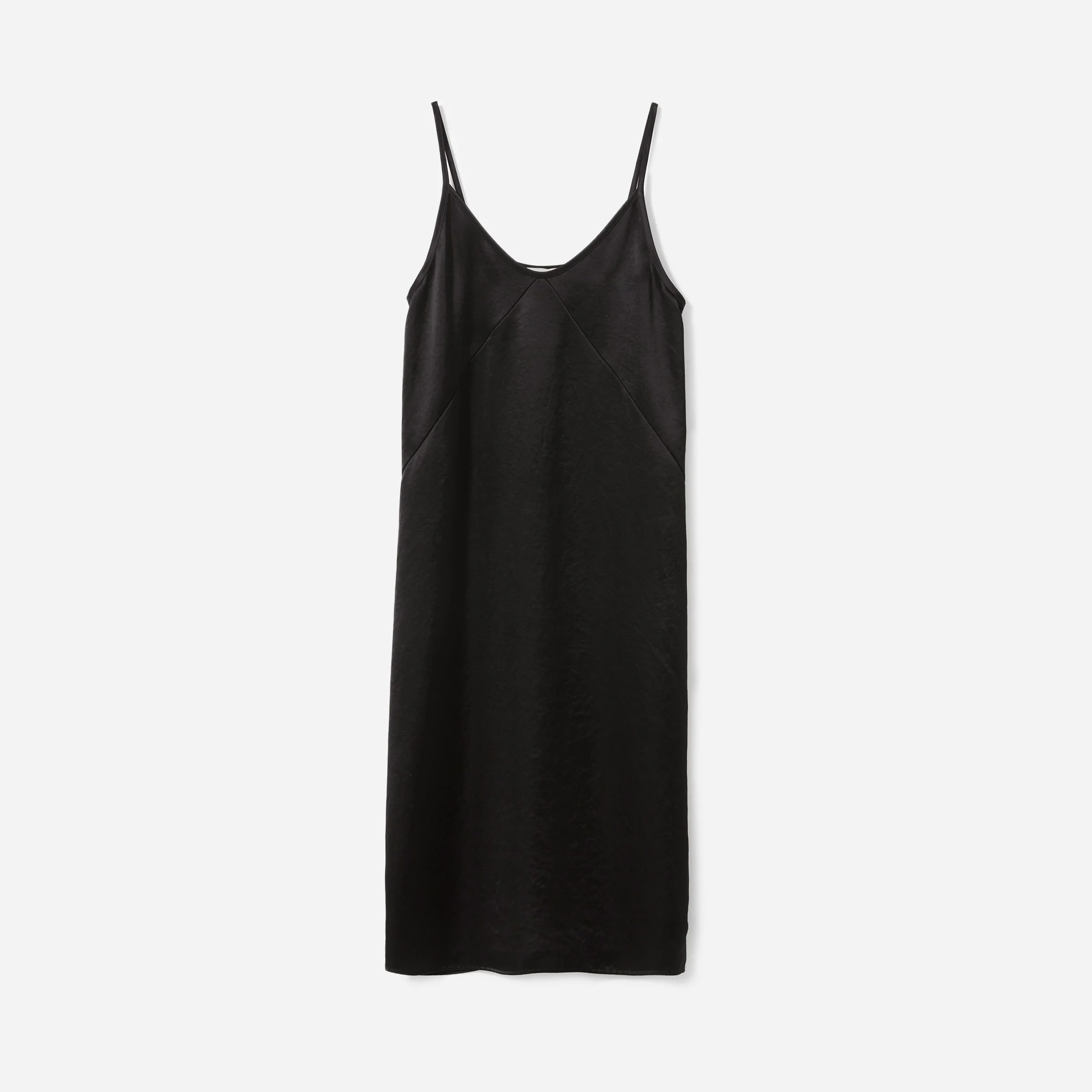 open lace back dress The Poplin Slip Dress