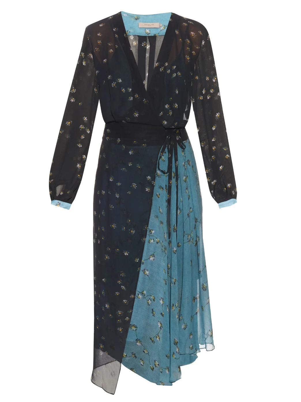 Wrap Dress Studio By Preen Green Dress Preen Line Kay Daisy-Print Wrap Dress Wrap Dress Studio By Preen Green Dress Preen Line Kay Daisy-Print Wrap Dress