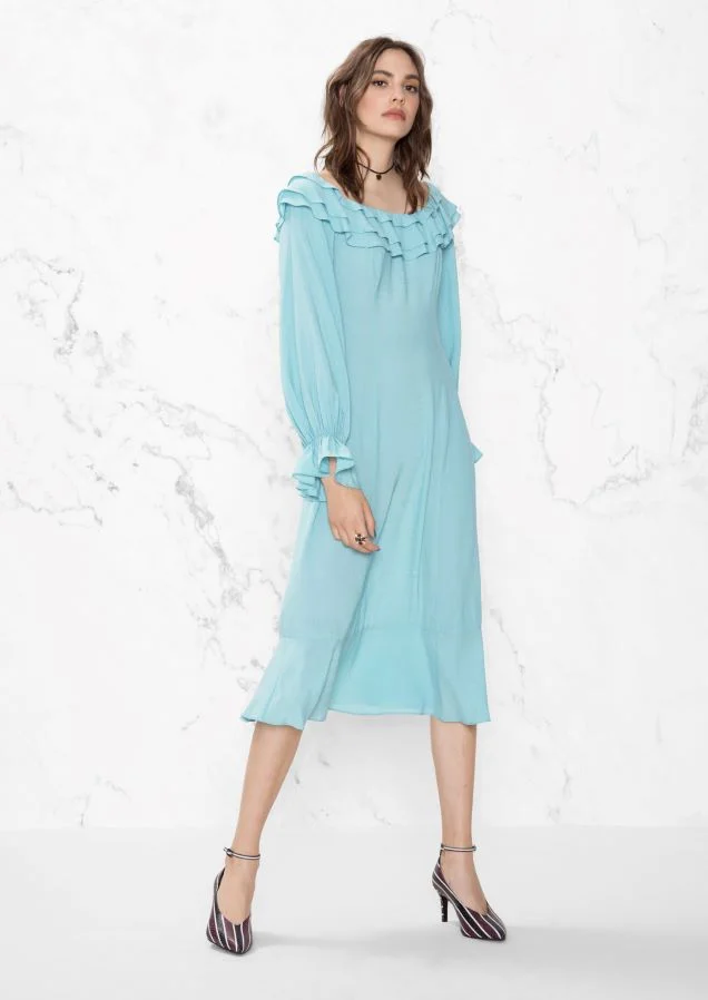 layered ruffle dress other stories & Other Stories & Other Stories Layered Ruffle Maxi Dress 279.00