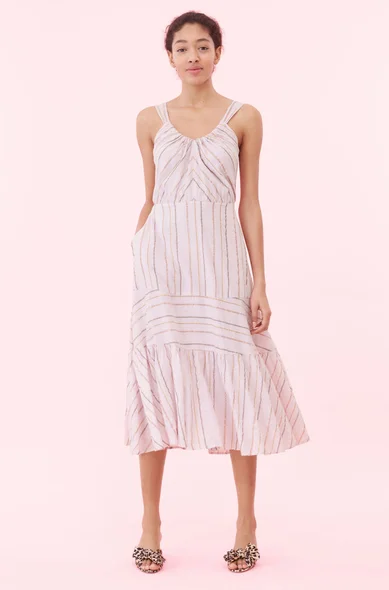 la vie tissue denim dress