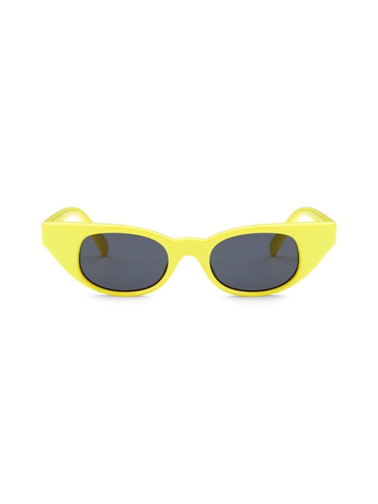 Le Specs x Adam Selman The Last Lolita Cat-eye Sunglasses Nougat - Never worn The Last Lolita White Female Cat-Eye Sunglasses | Le Specs main image 3